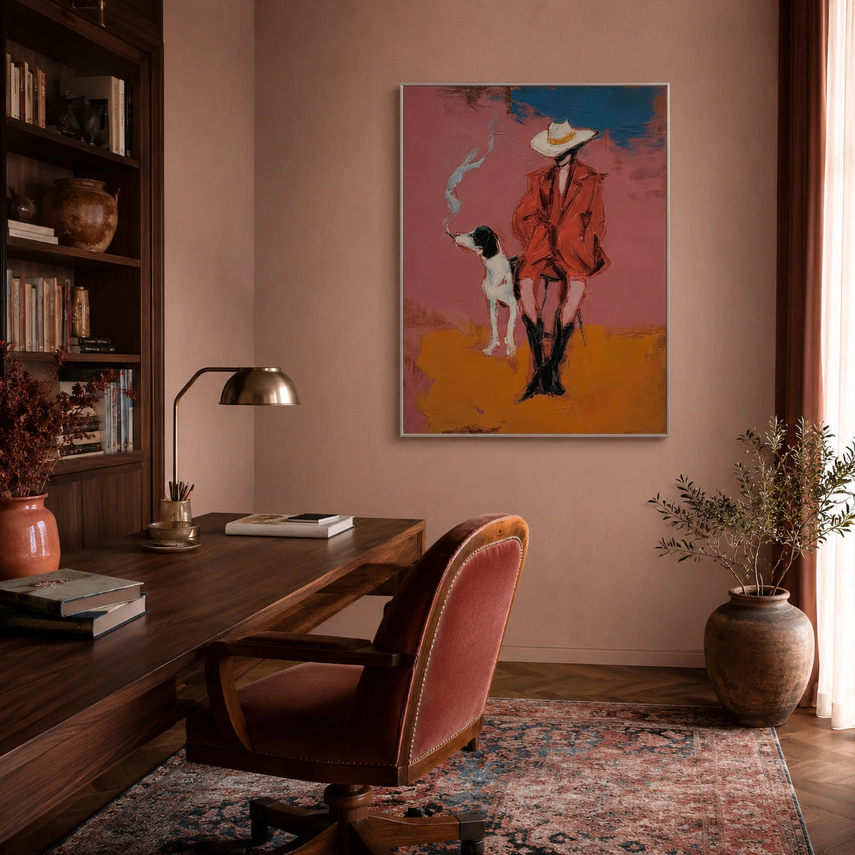 Western Cowboy Wall Art #AC048