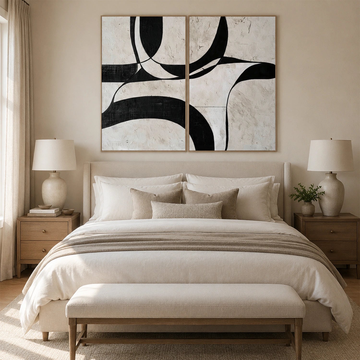 Wabi Sabi Wall Art Set of 2 #WS094