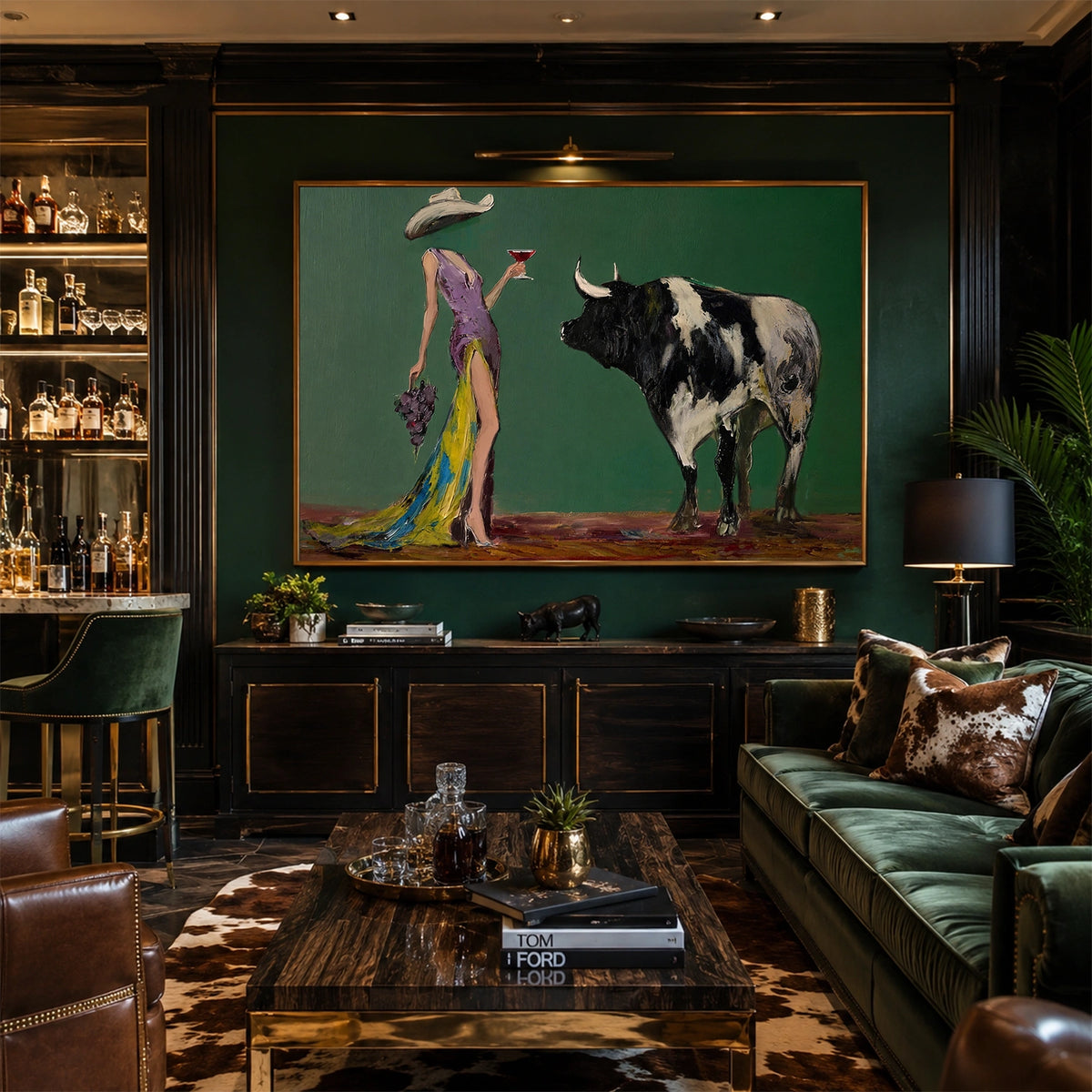 Western Cowboy Wall Art #AC027