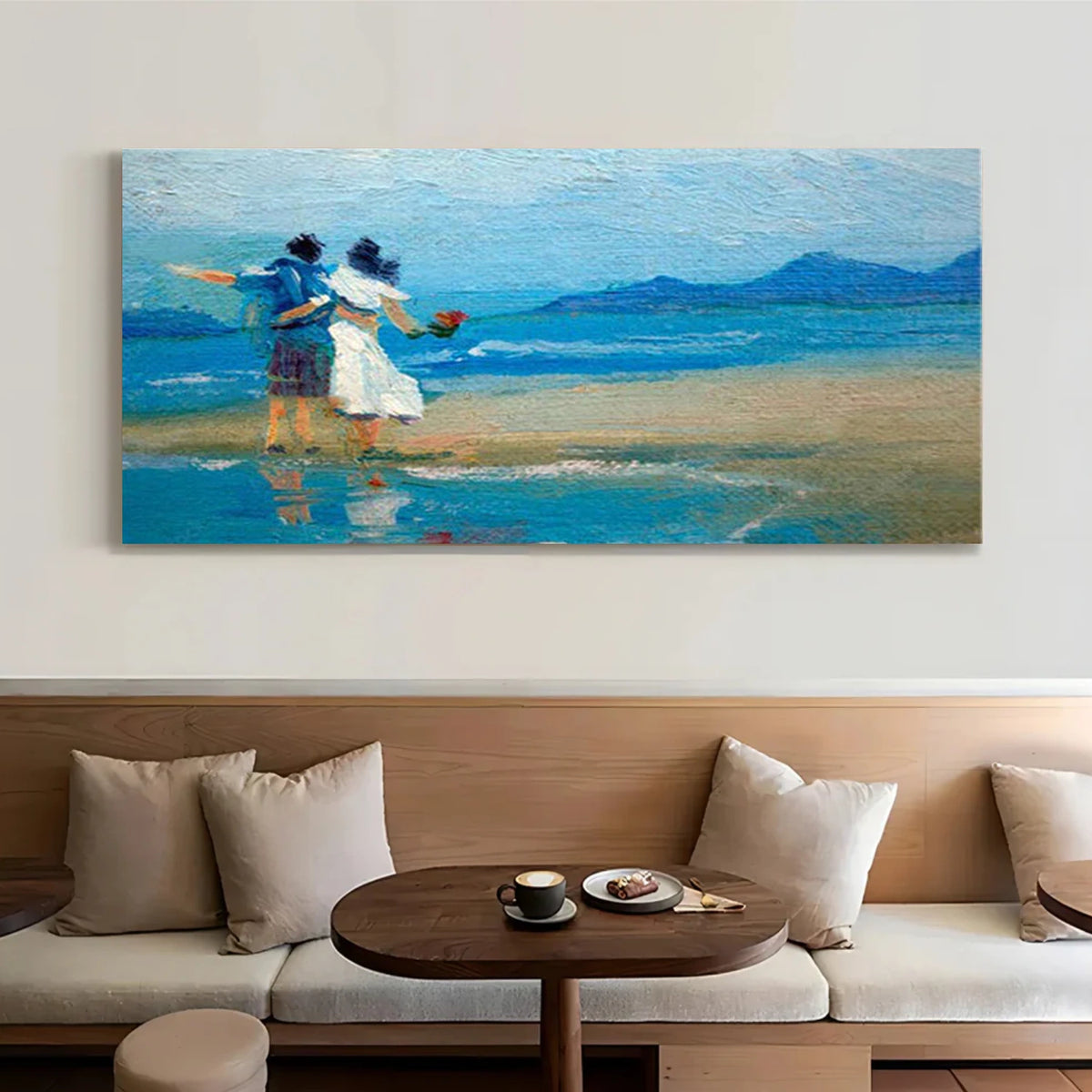 Abstract Ocean And Sky Wall Art #OS104