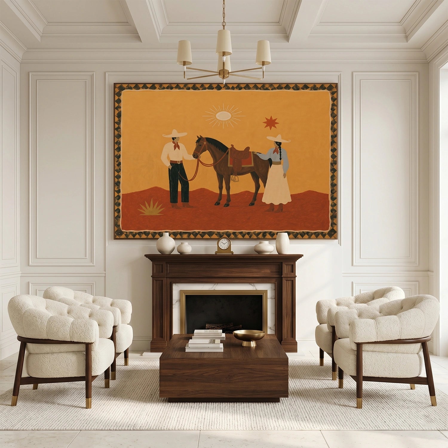 Western Cowboy Wall Art # AC111