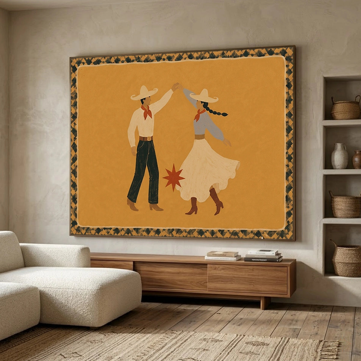 Western Cowboy Wall Art #AC 112