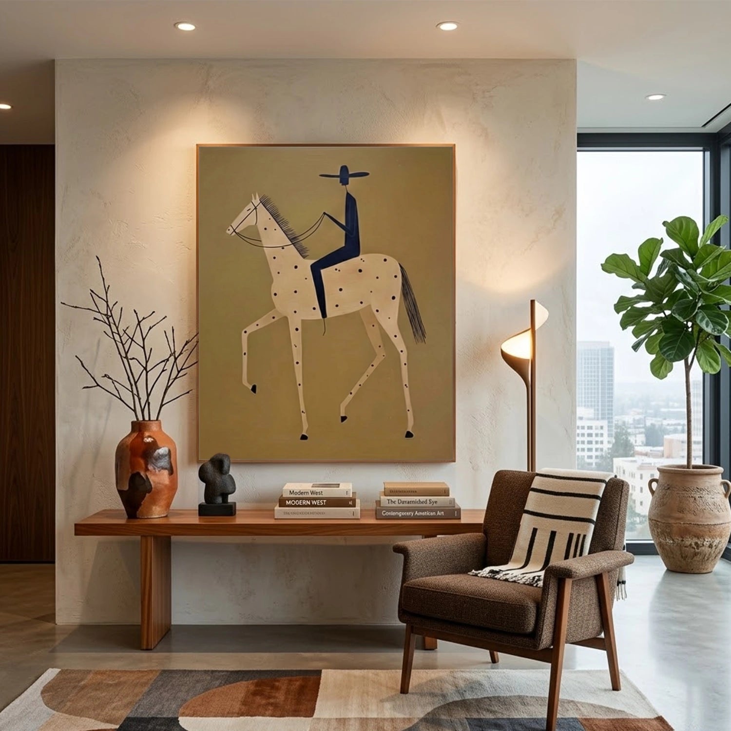 Western Cowboy Wall Art #AC096