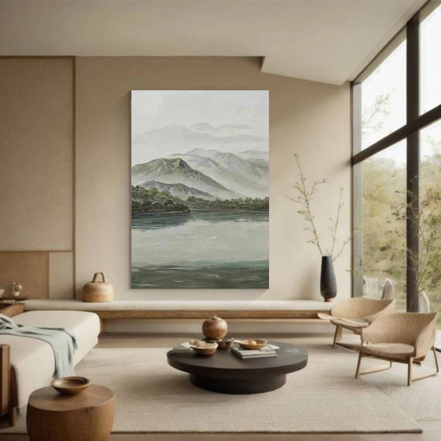 Abstract Mountain Wall Art #MM005