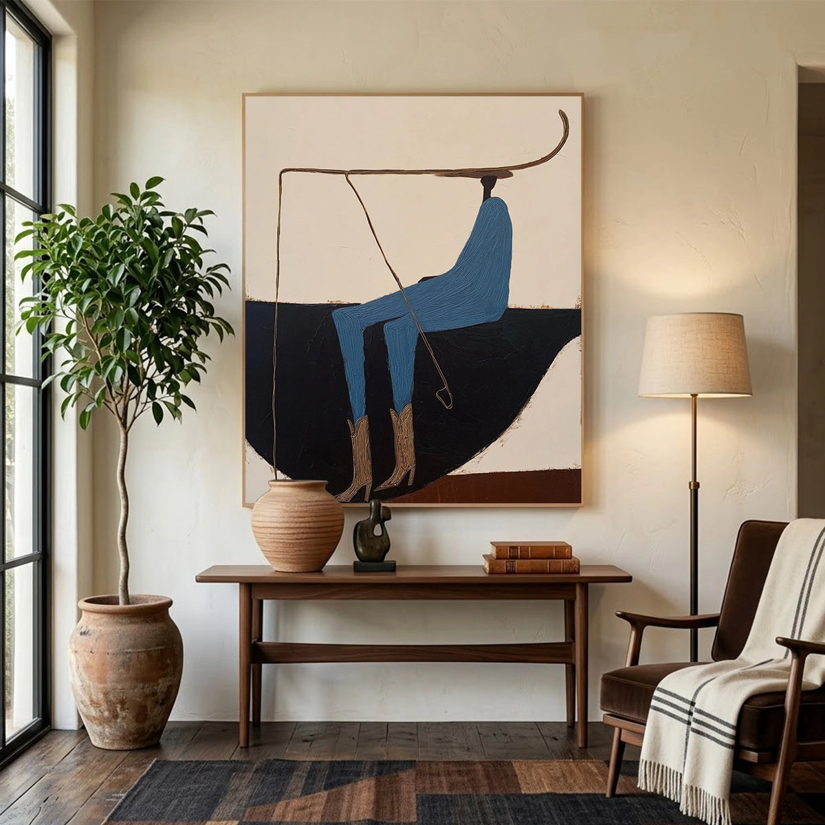 Western Cowboy Wall Art #AC068