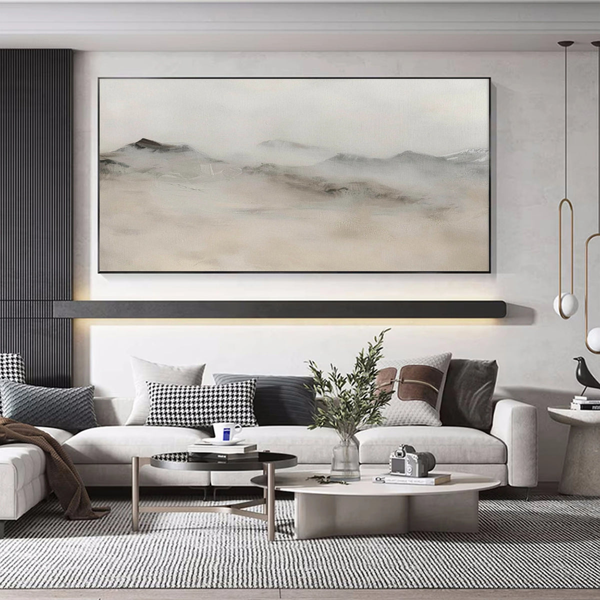Abstract Mountain Wall Art #MM024