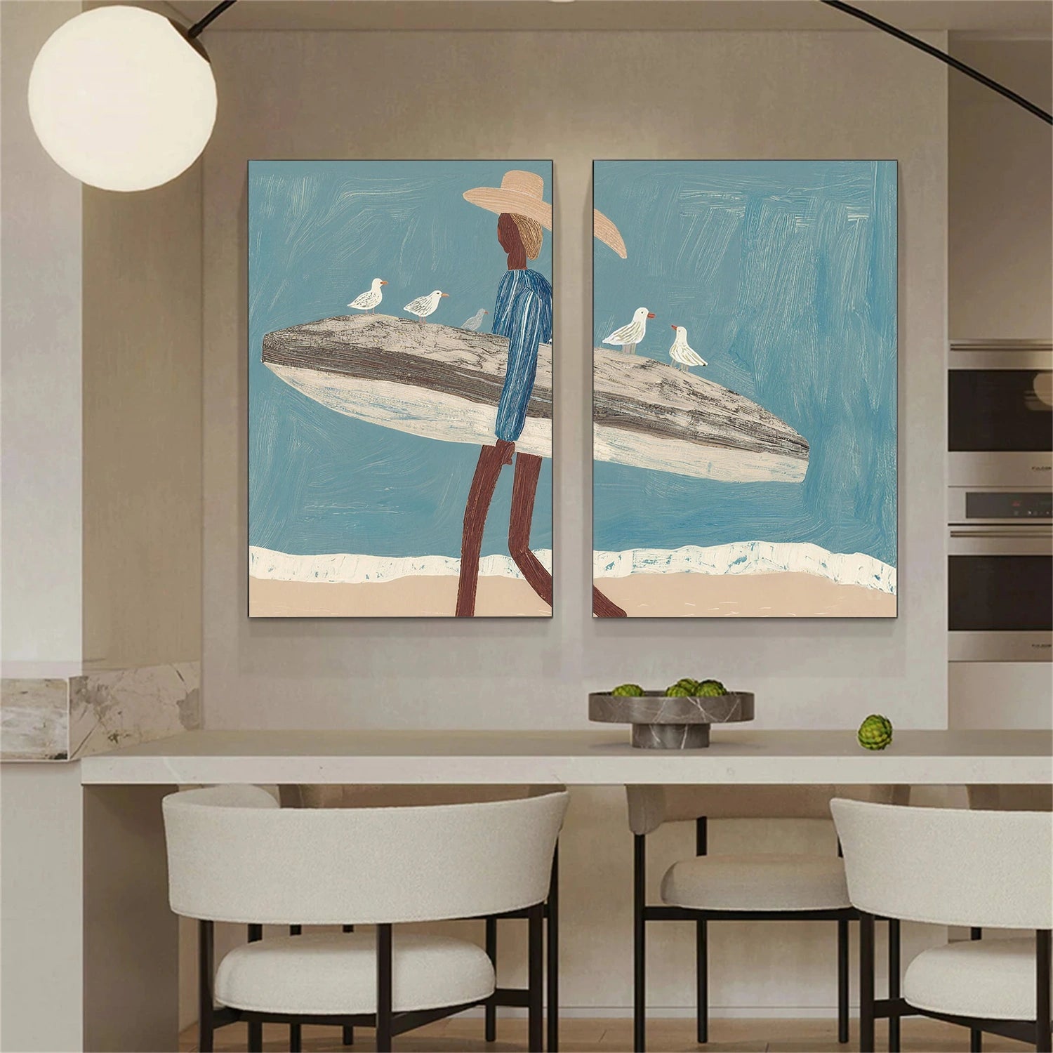 Surfing Sports Wall Art Set of 2 #SC053