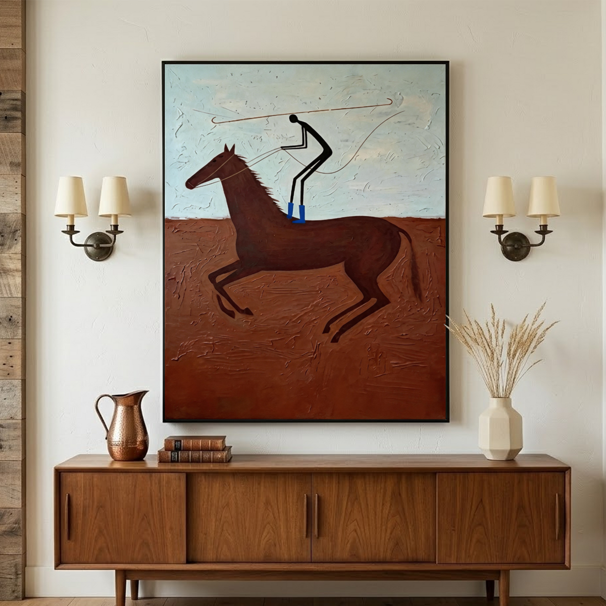 Western Cowboy Wall Art  #AC 165
