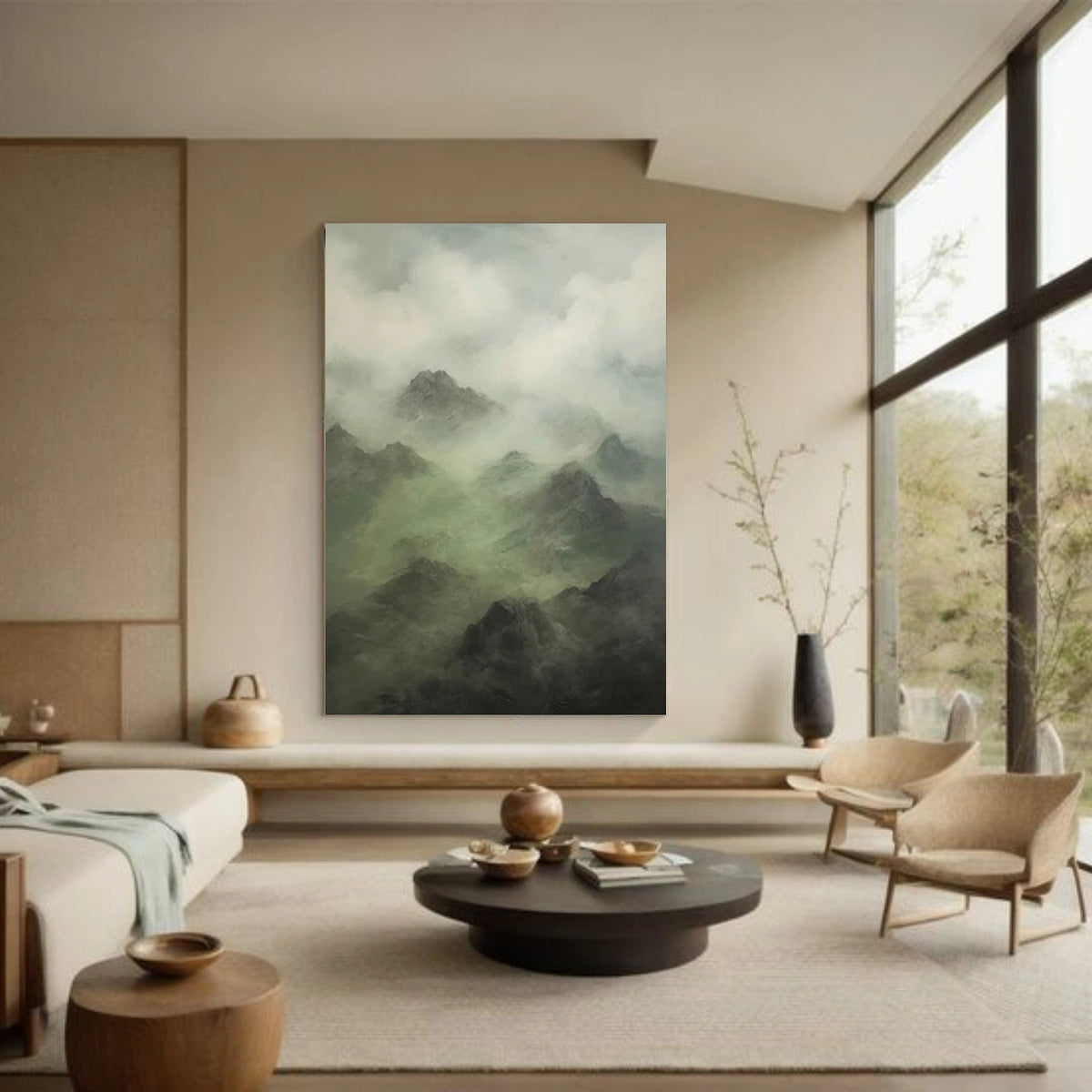 Abstract Mountain Wall Art #MM003