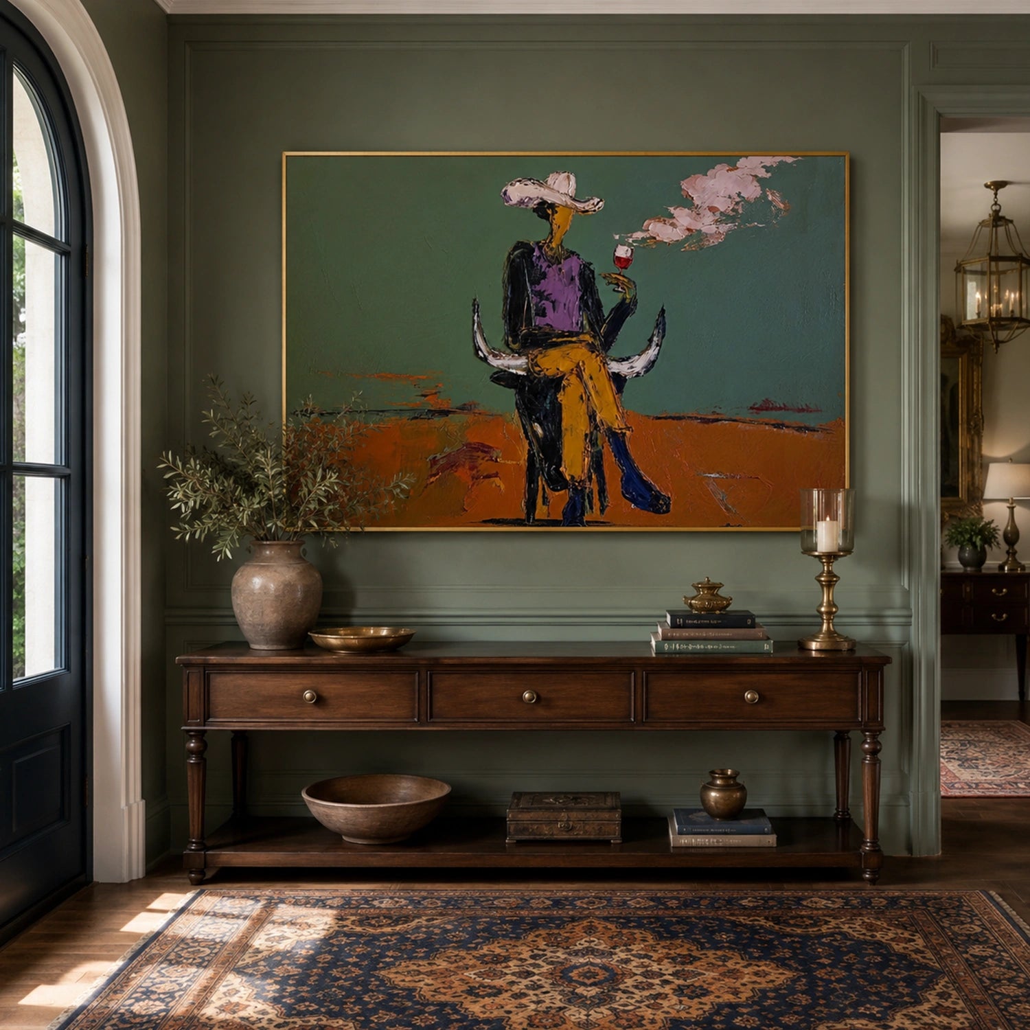Western Cowboy Wall Art #AC051