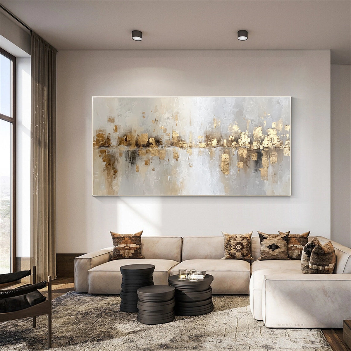Abstract Textured Wall Art #AW015