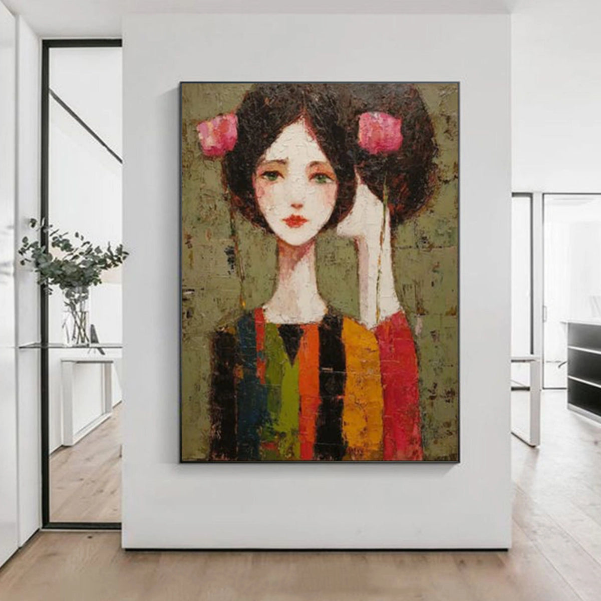 Abstract Portrait Wall Art #LA005