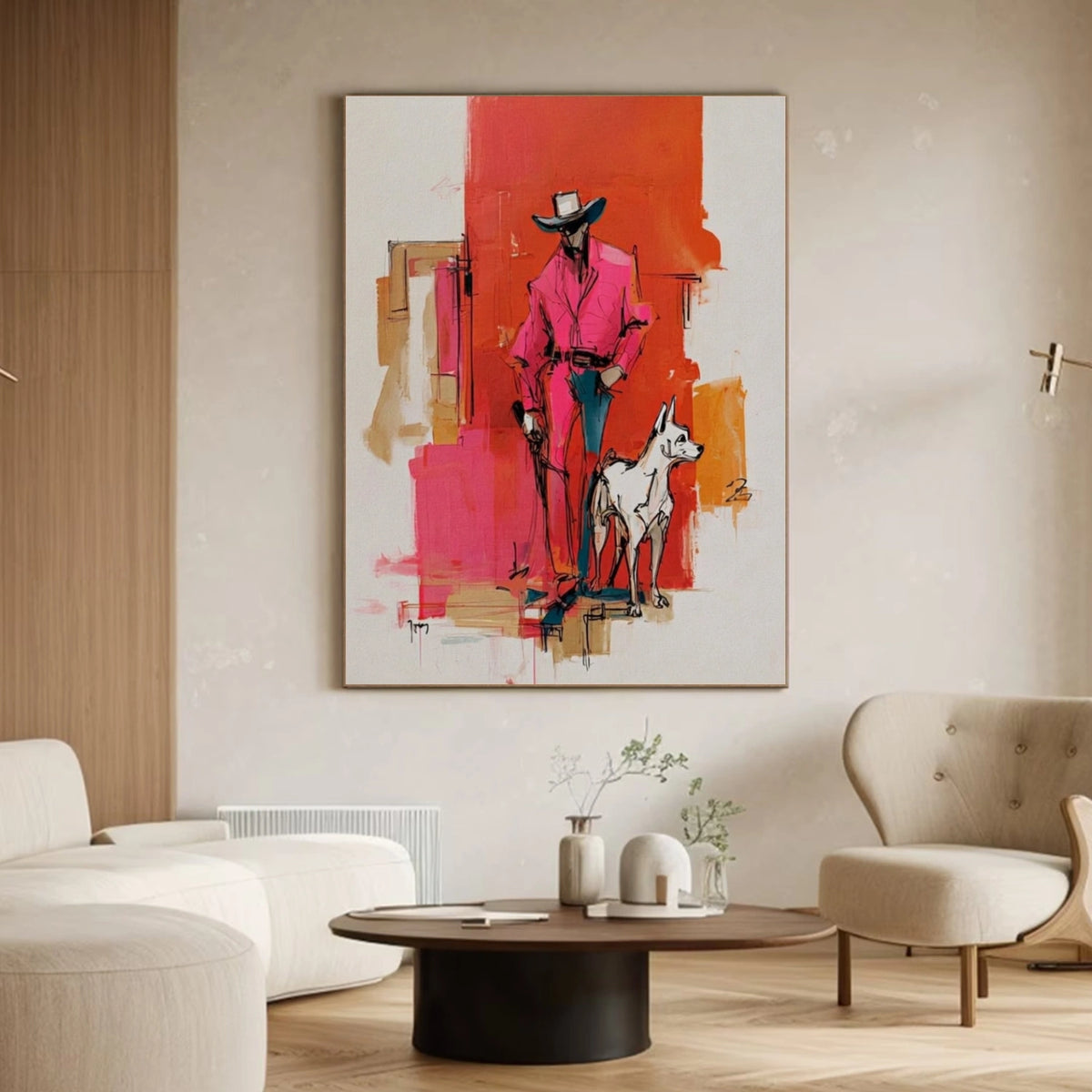 Abstract Portrait Wall Art #LA009
