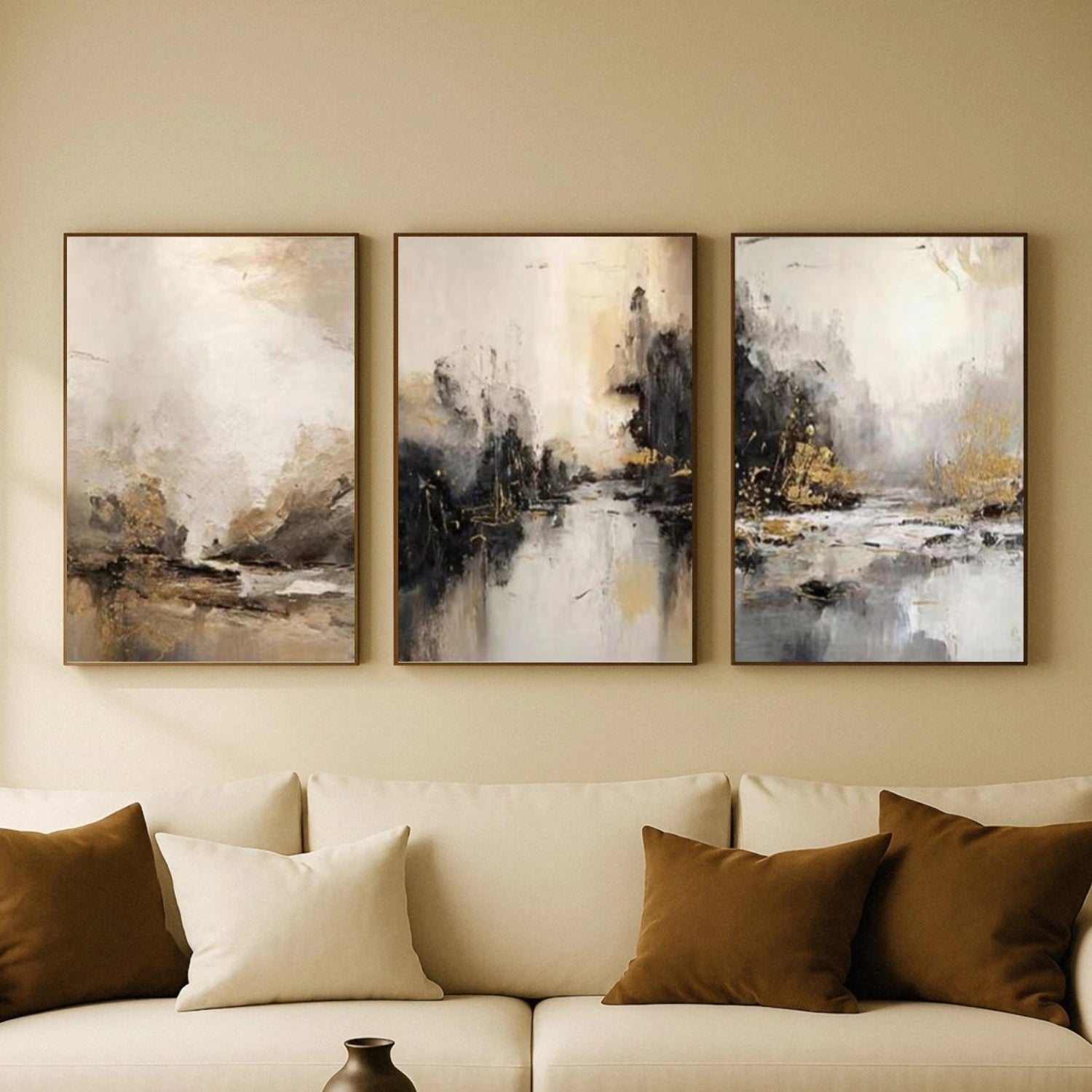 Abstract Wall Art Set of 3 #AW042