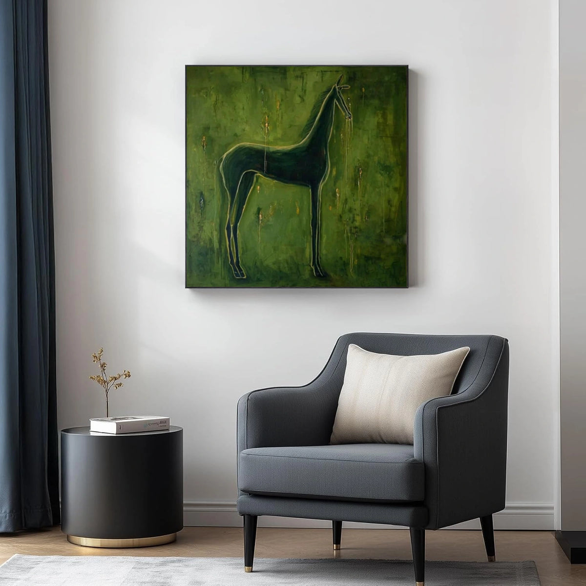 Abstract Animal Horse Wall Art #AN033
