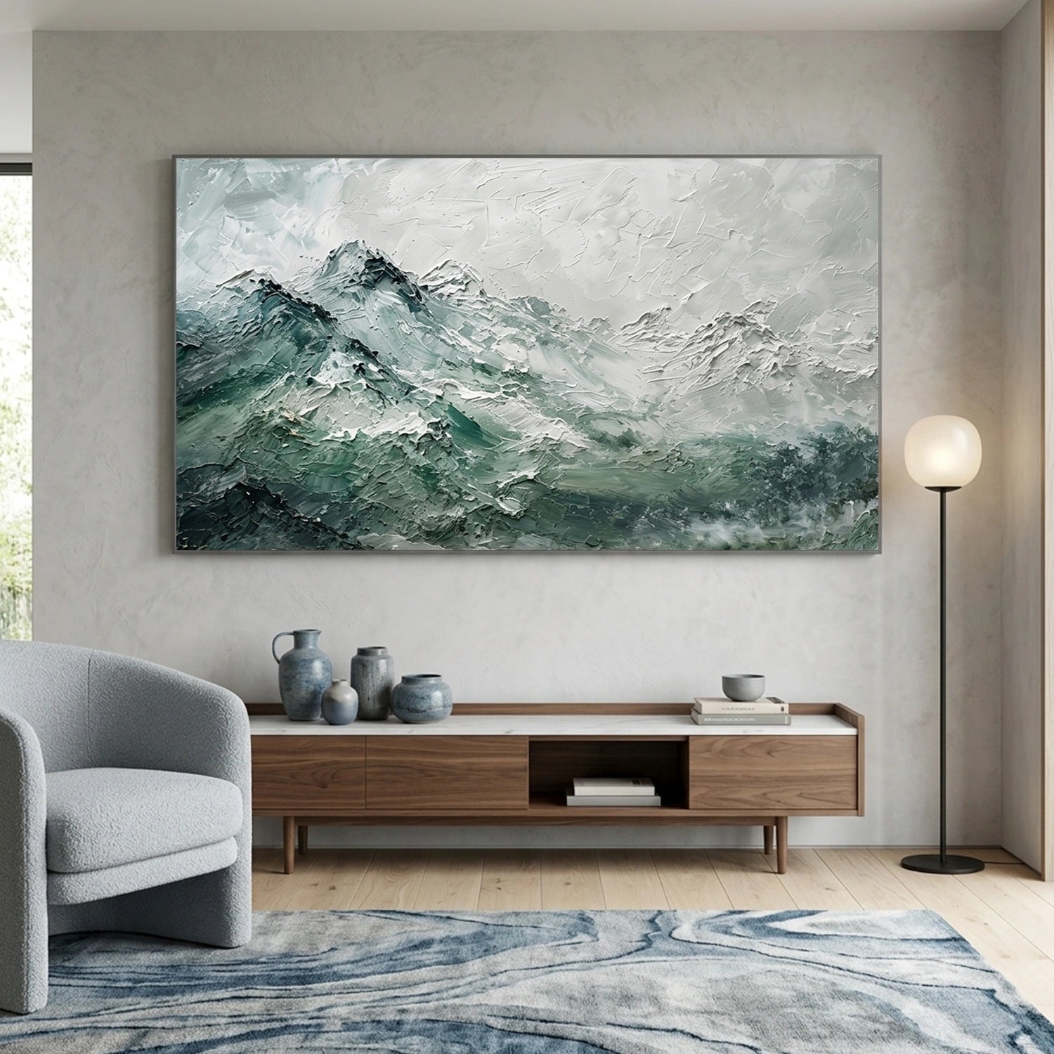 Abstract Mountain Wall Art #MM029