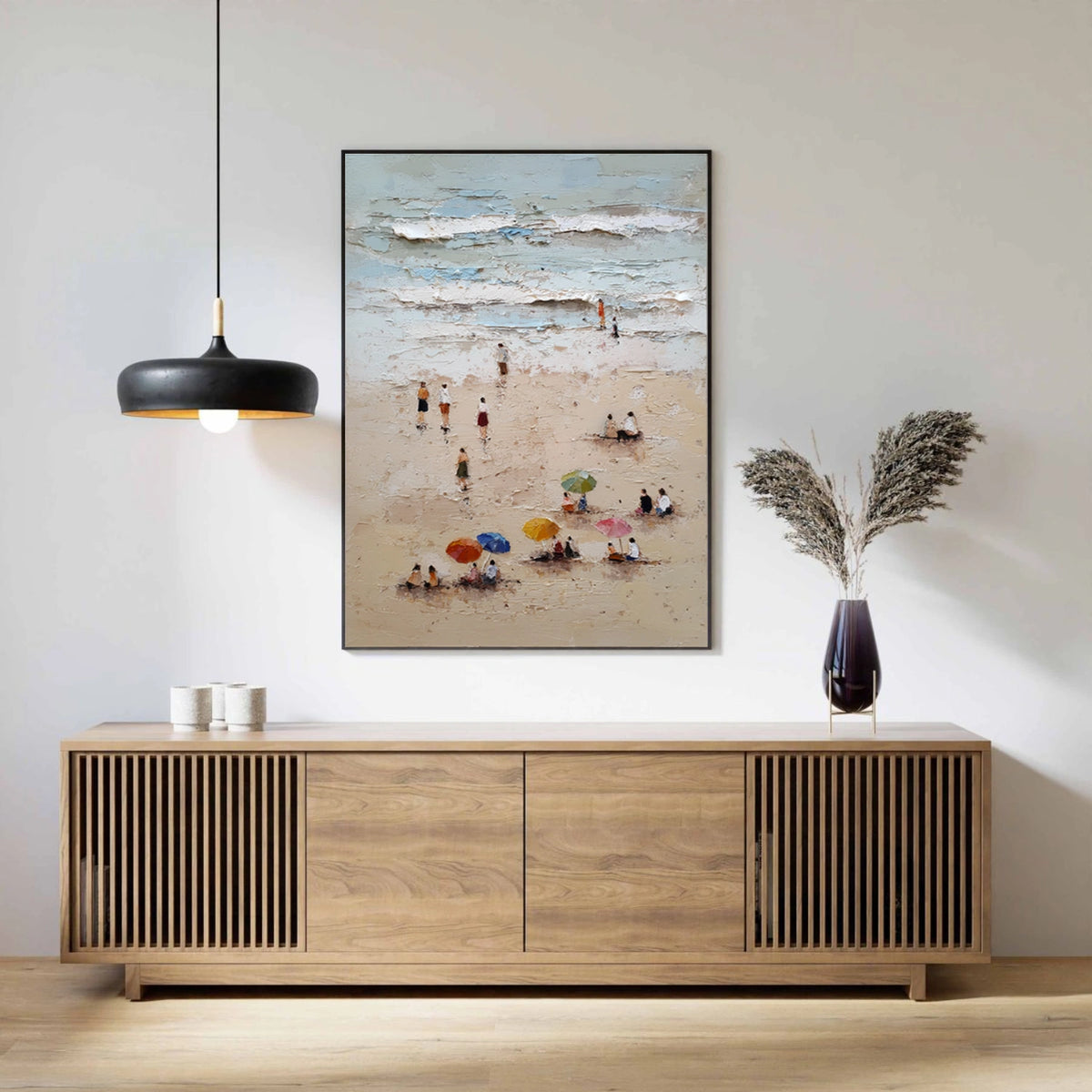 Abstract Ocean And Sky Wall Art #OS043