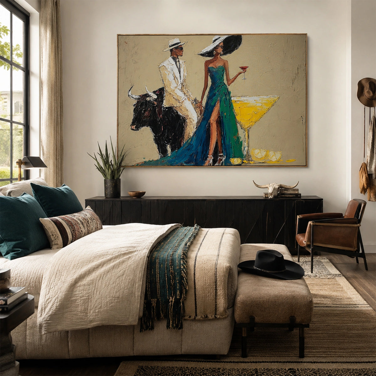 Western Cowboy Wall Art #AC043