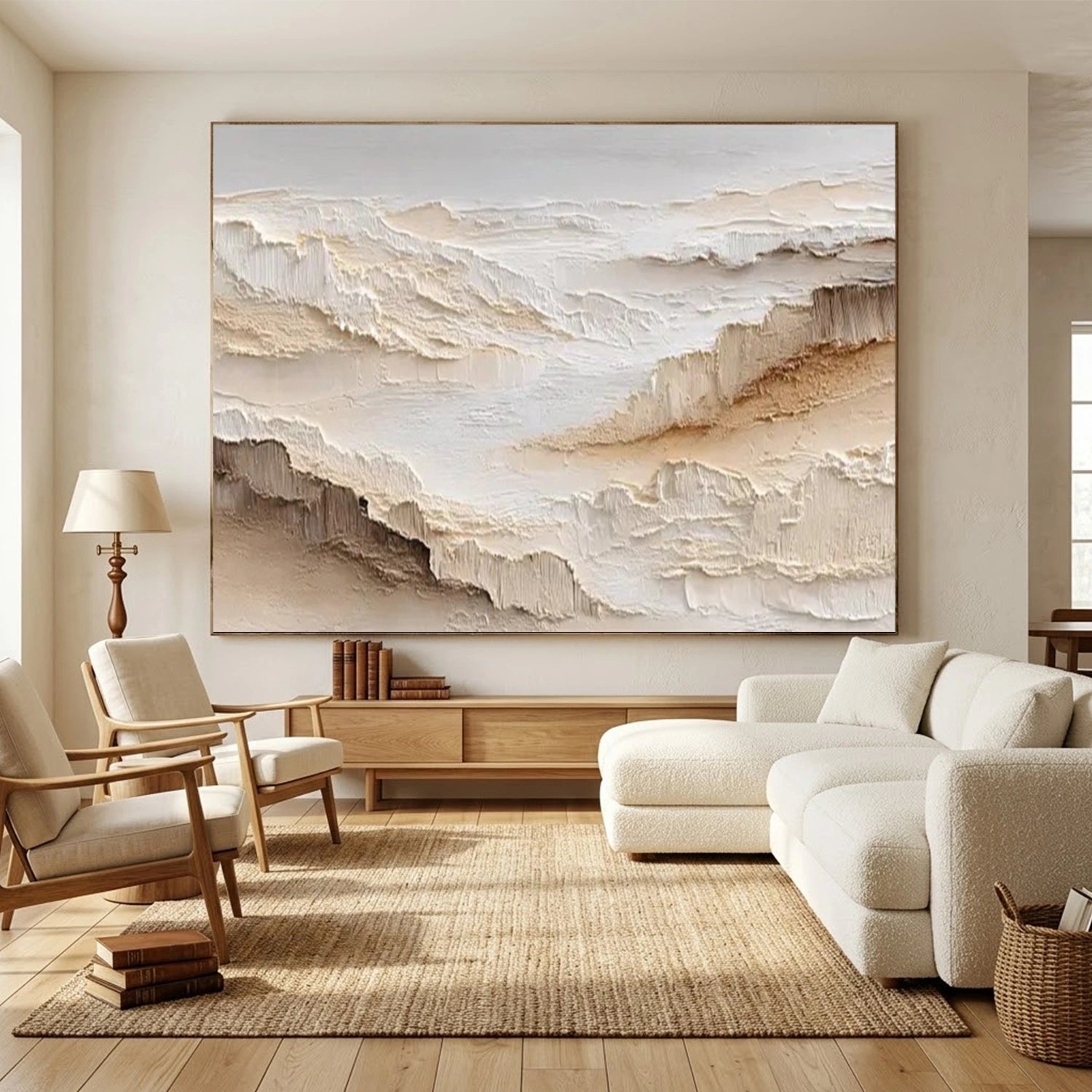 Abstract Mountain Textured Wall Art #MM018