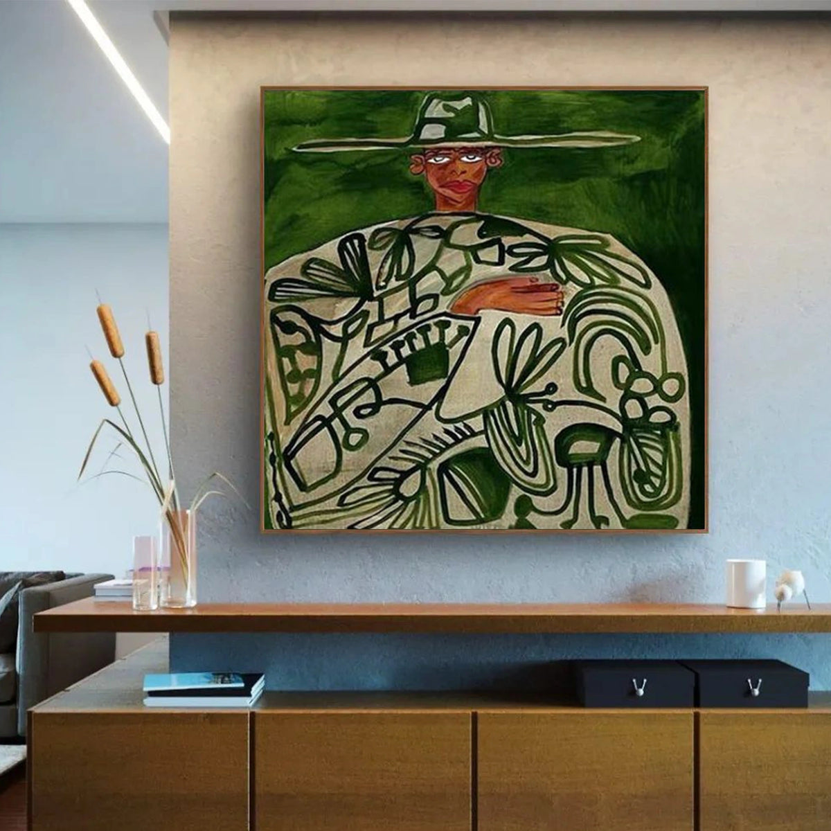 Abstract Portrait Wall Art #LA002