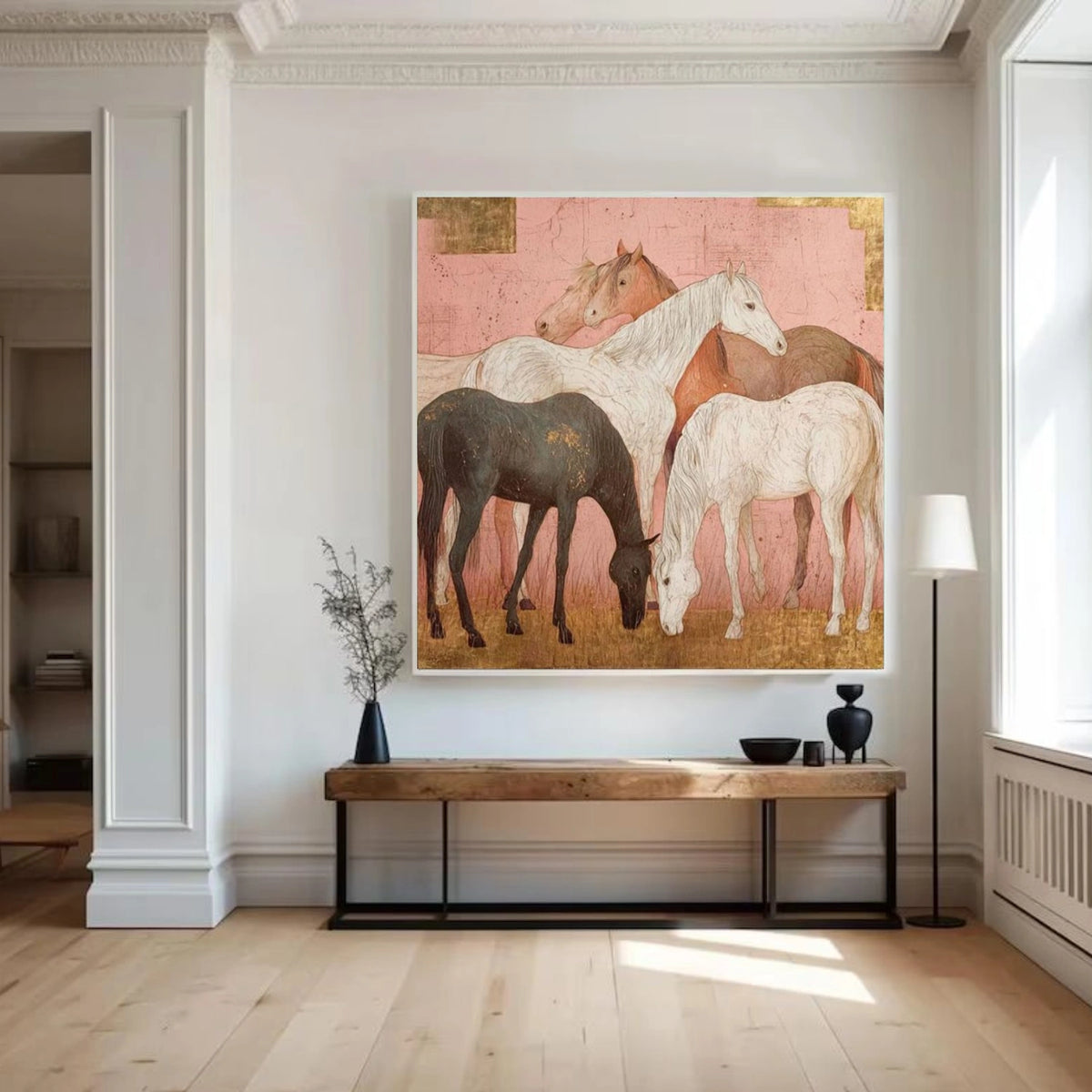Abstract Animal Horse Wall Art #AN032