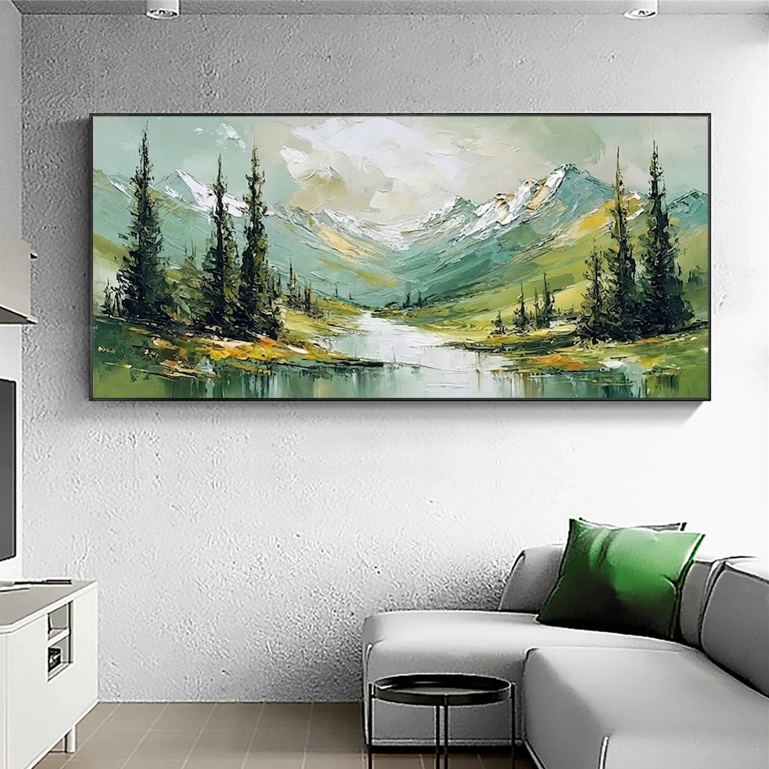 Abstract Mountain Wall Art #MM028