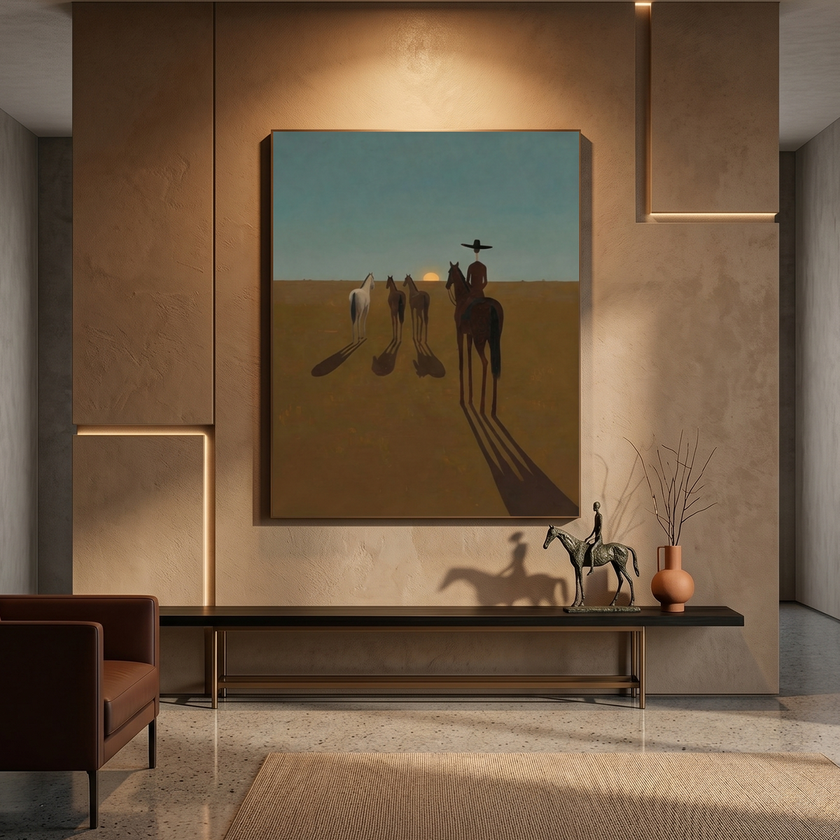 Western Cowboy Wall Art #AC 142