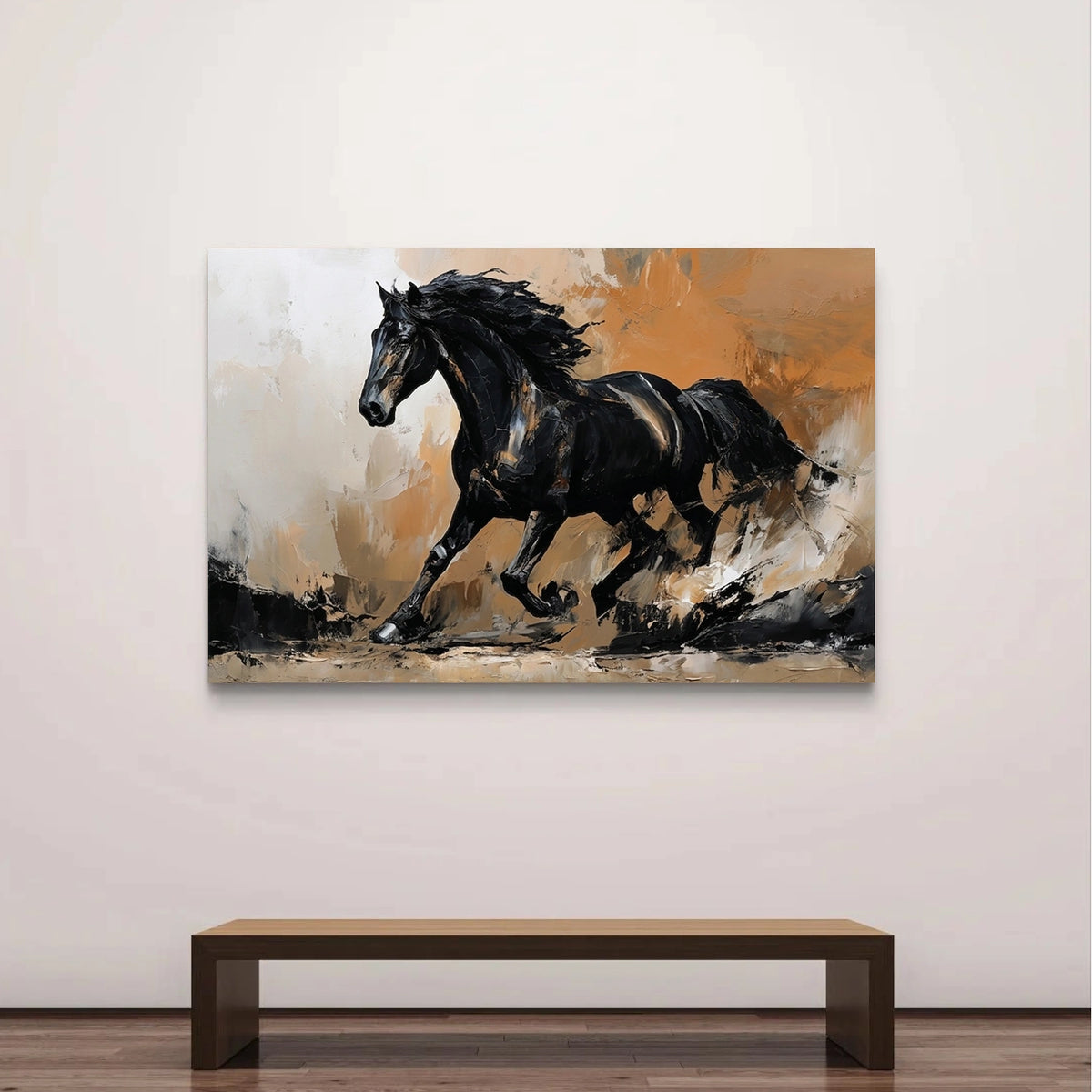 Abstract Animal Horse Wall Art #AN035