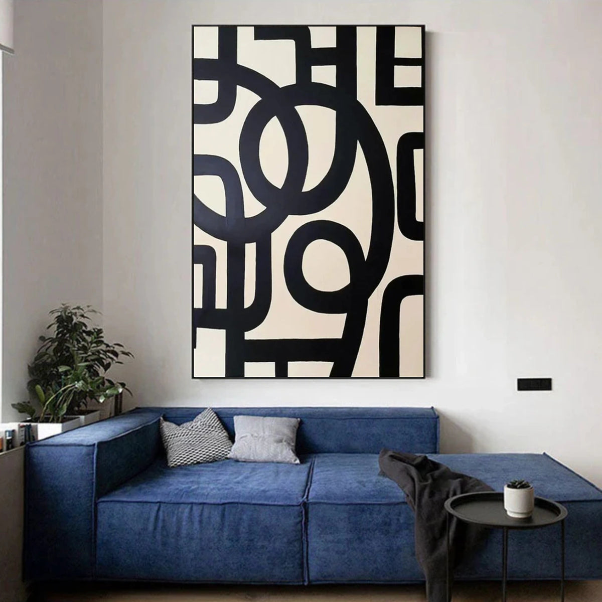 Black Minimalist Wall Art #MW012