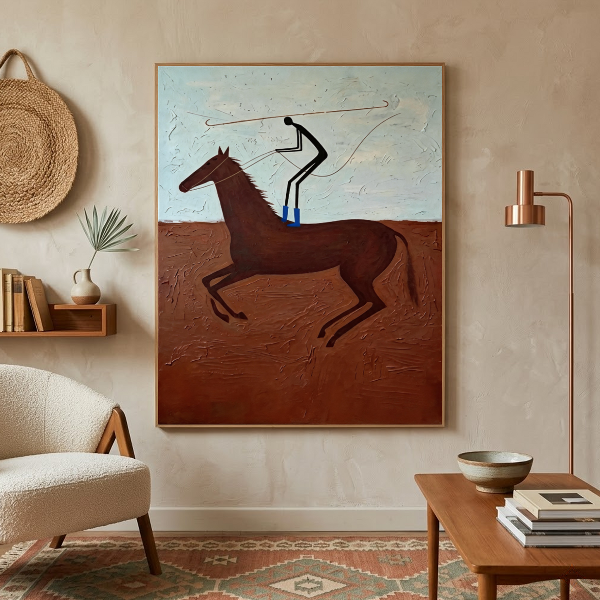 Western Cowboy Wall Art  #AC 165