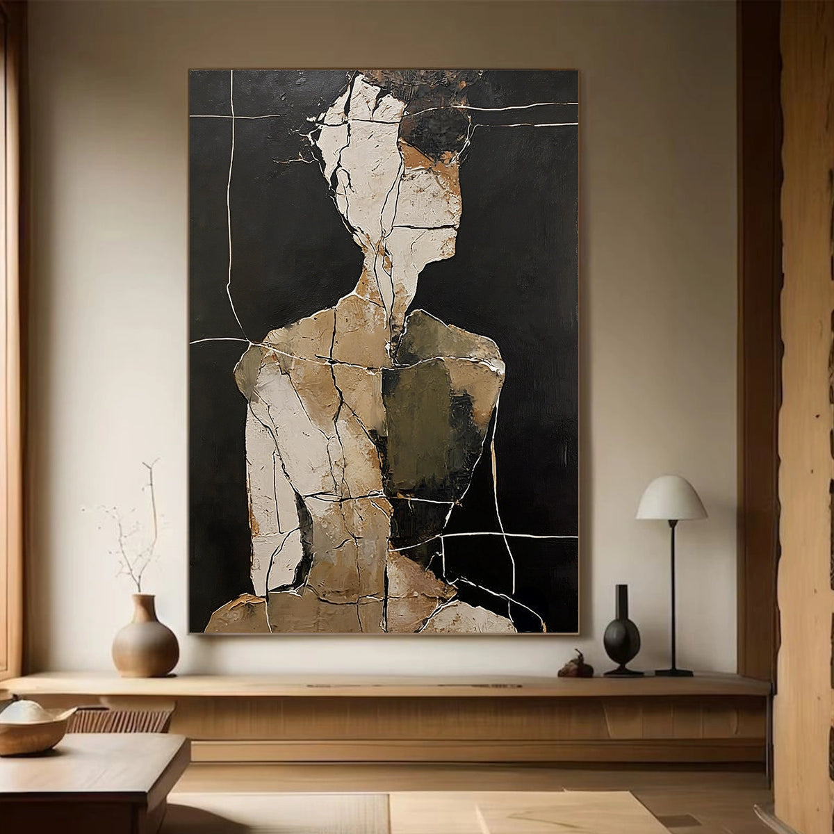 Abstract Portrait Wall Art #LA013