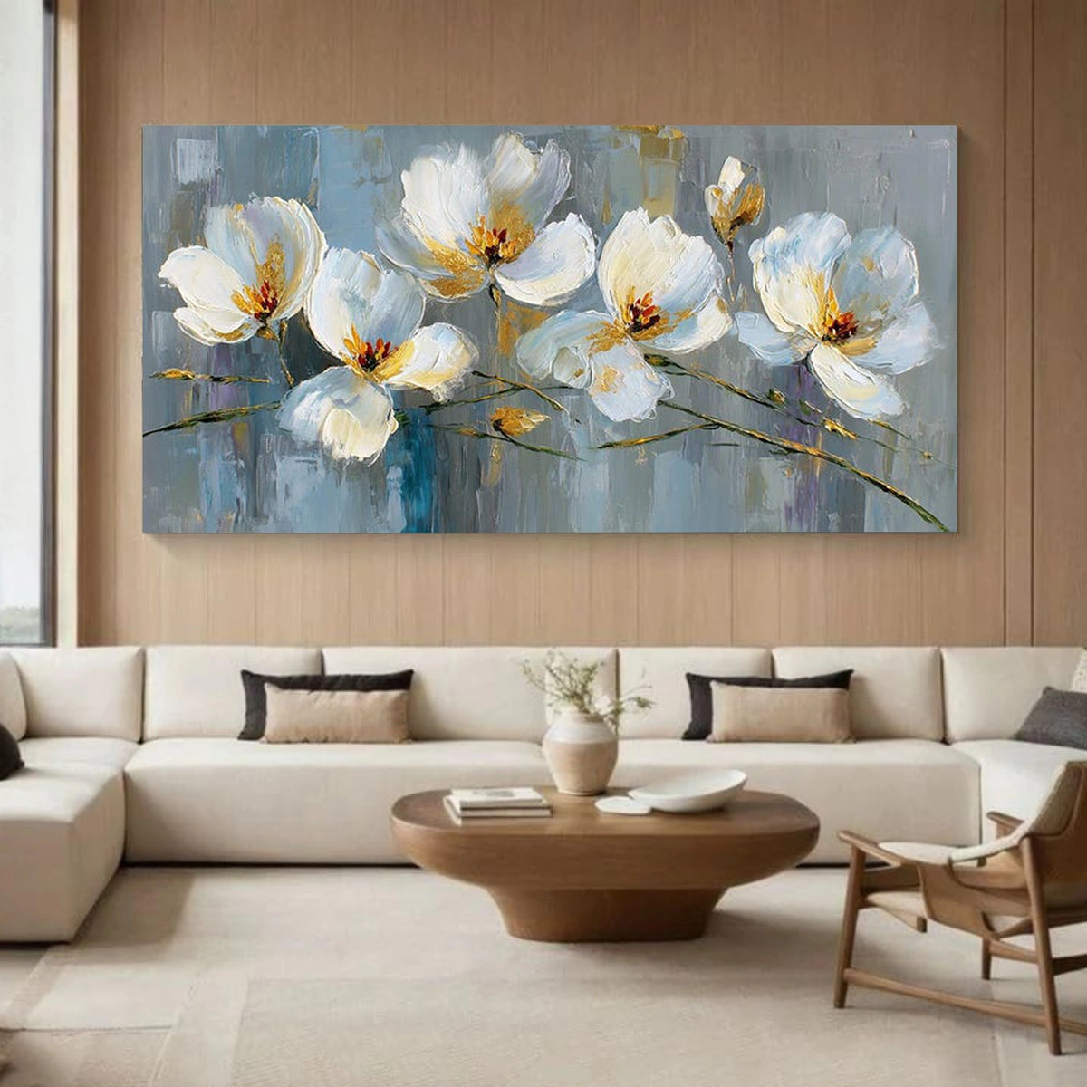 Abstract Flower And Tree Wall Art #FT036