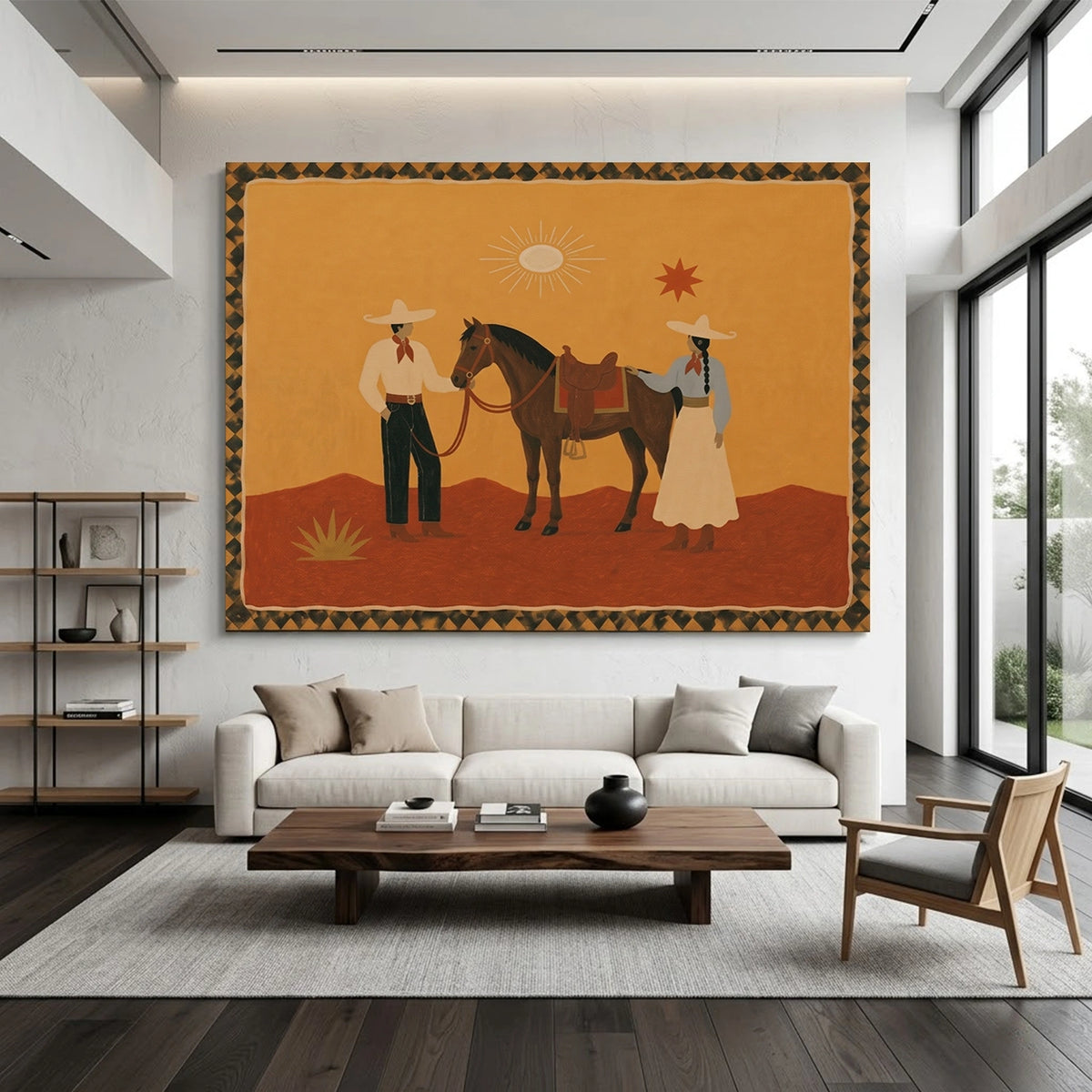 Western Cowboy Wall Art # AC111