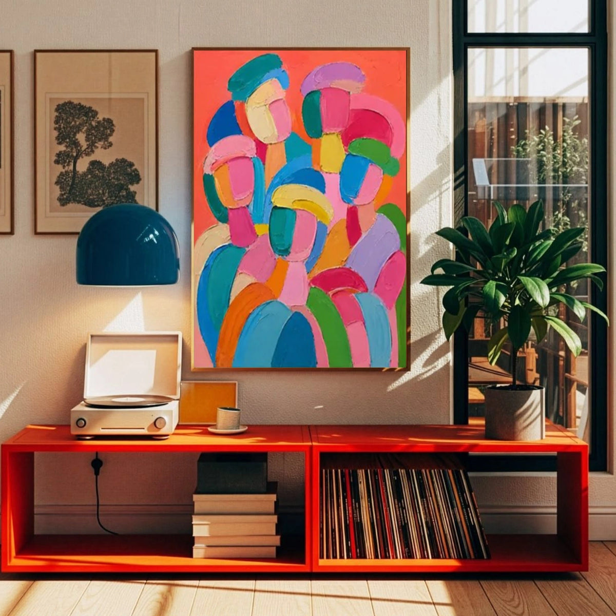 Abstract Portrait Wall Art #LA038