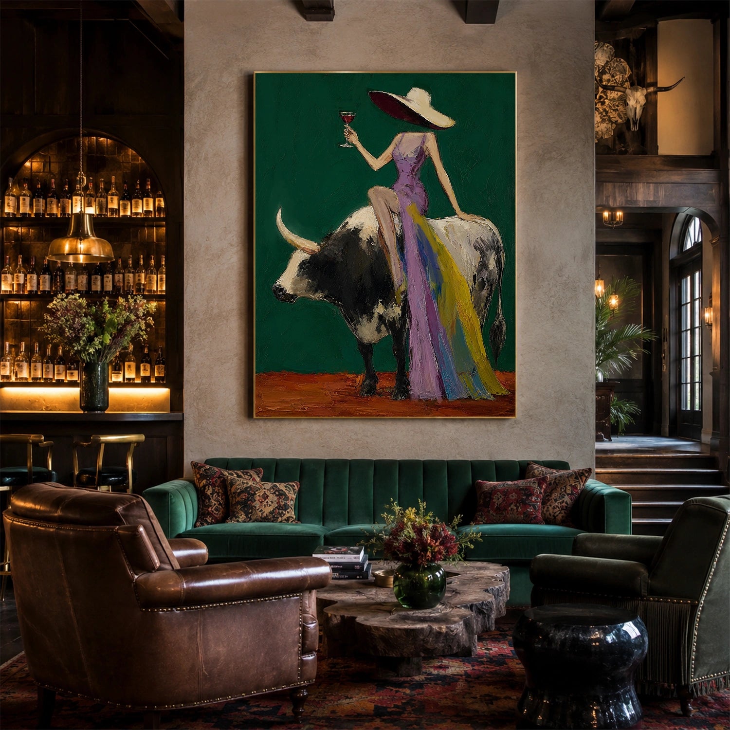 Western Cowboy Wall Art #AC026