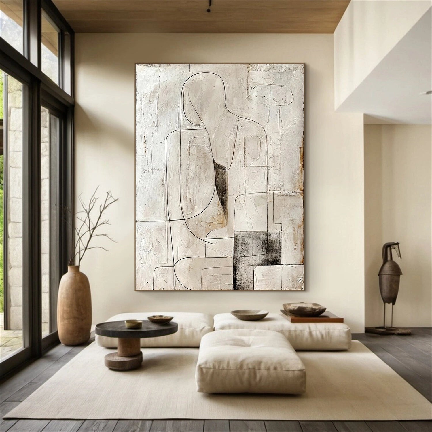 Contemporary Abstract Minimalist Wall Art #CA001
