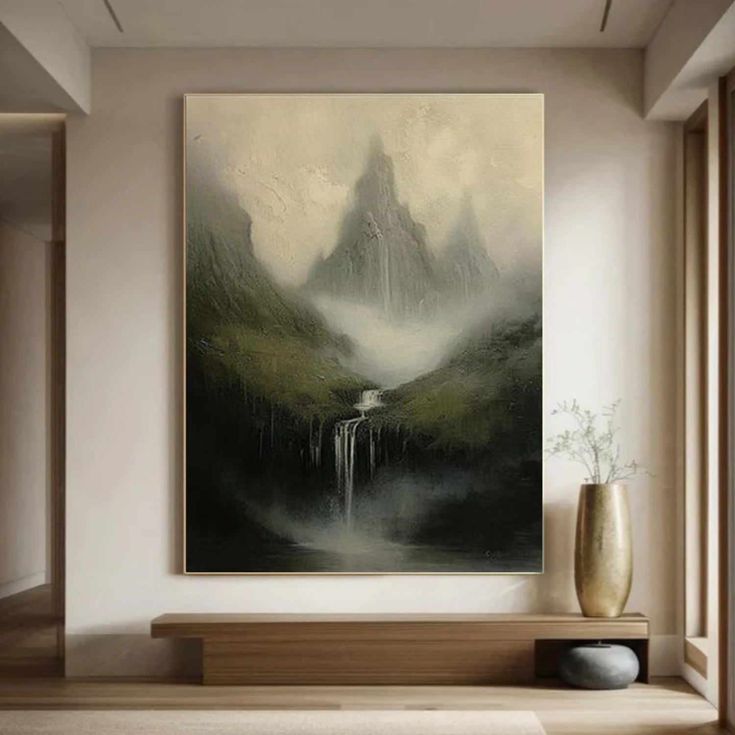 Abstract Mountain Wall Art #MM002