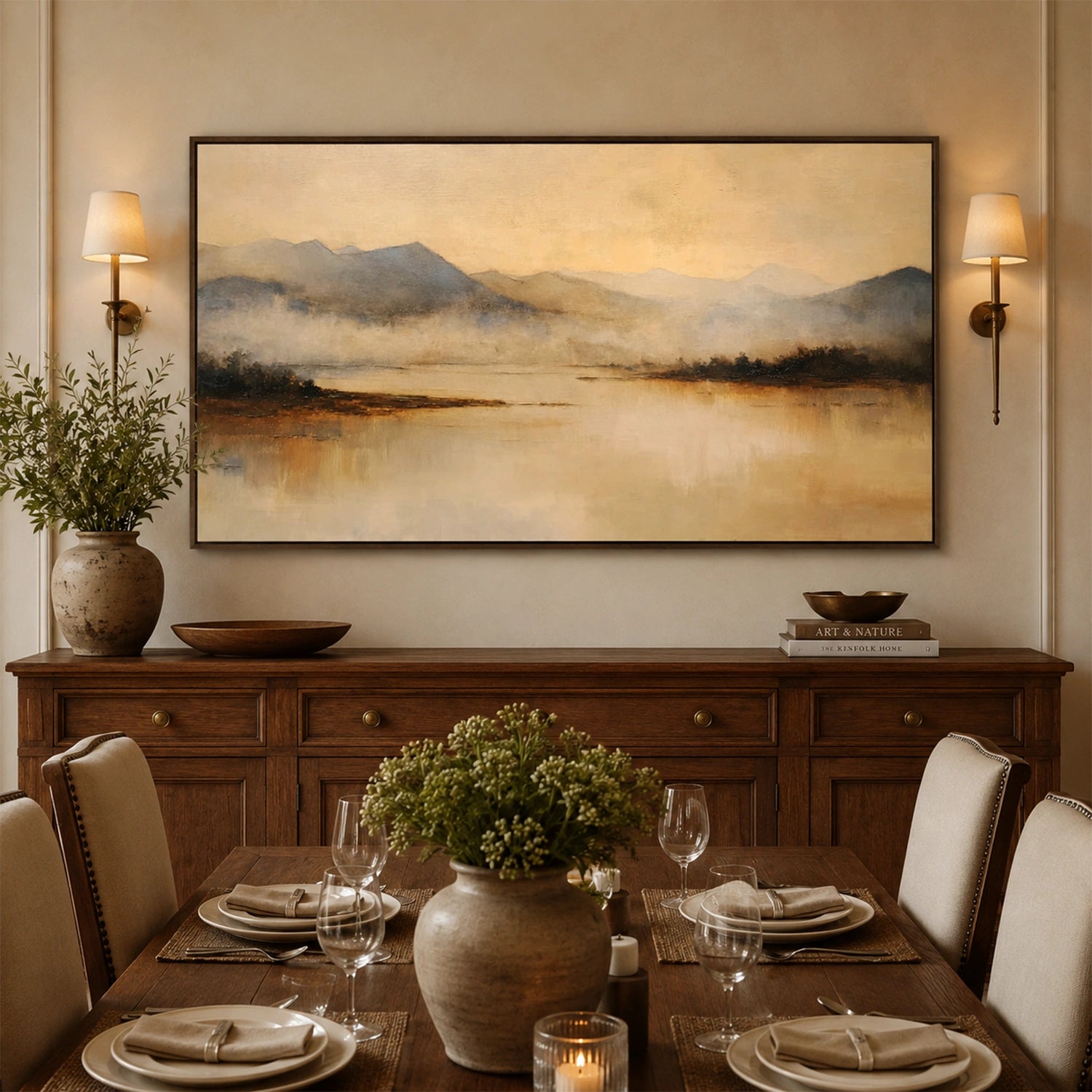 Abstract Mountain Wall Art #MM030