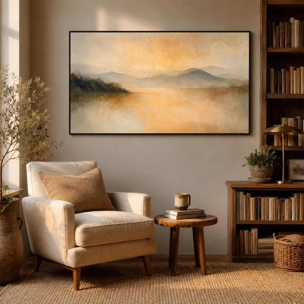 Abstract Mountain Wall Art #MM031