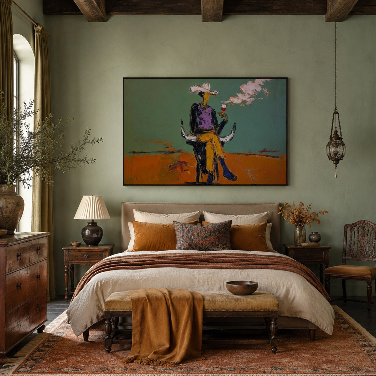 Western Cowboy Wall Art #AC051