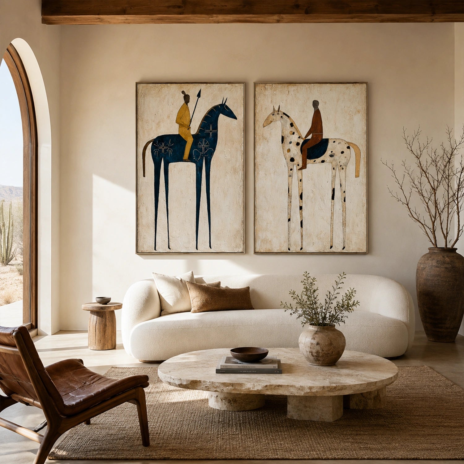 Western Cowboy Wall Art Set of 2 #AC004