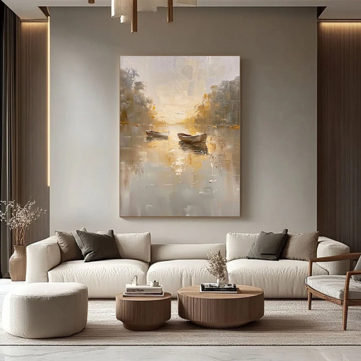 Abstract Ocean And Sky Wall Art #OS024