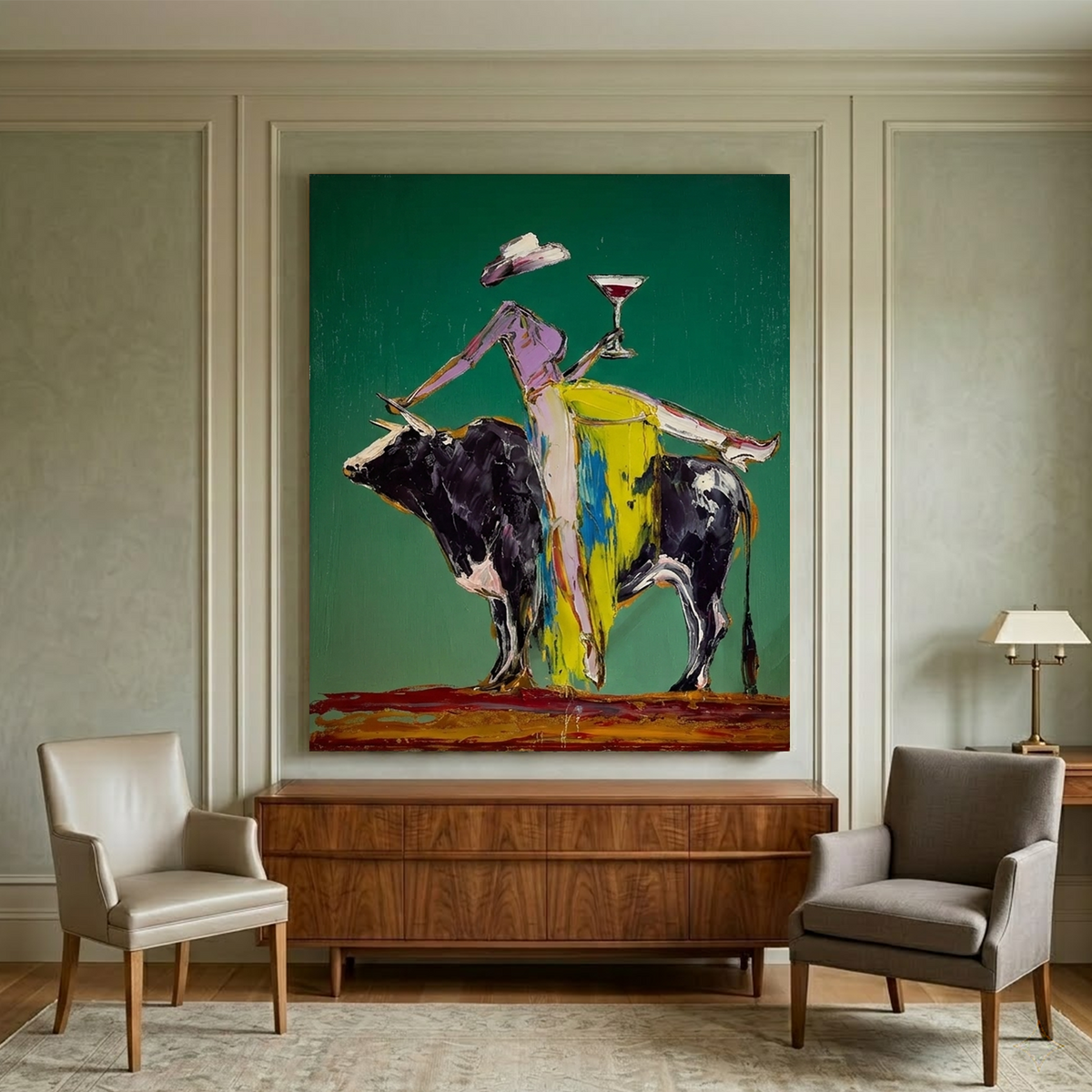 Western Cowboy Wall Art # AC122