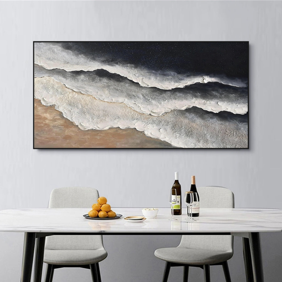 Abstract Ocean And Sky Wall Art #OS049