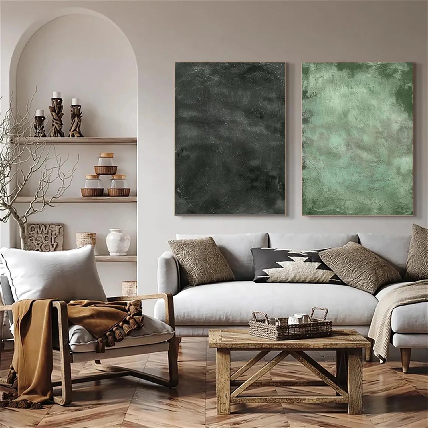 Wabi Sabi Wall Art Set of 2 #WS020