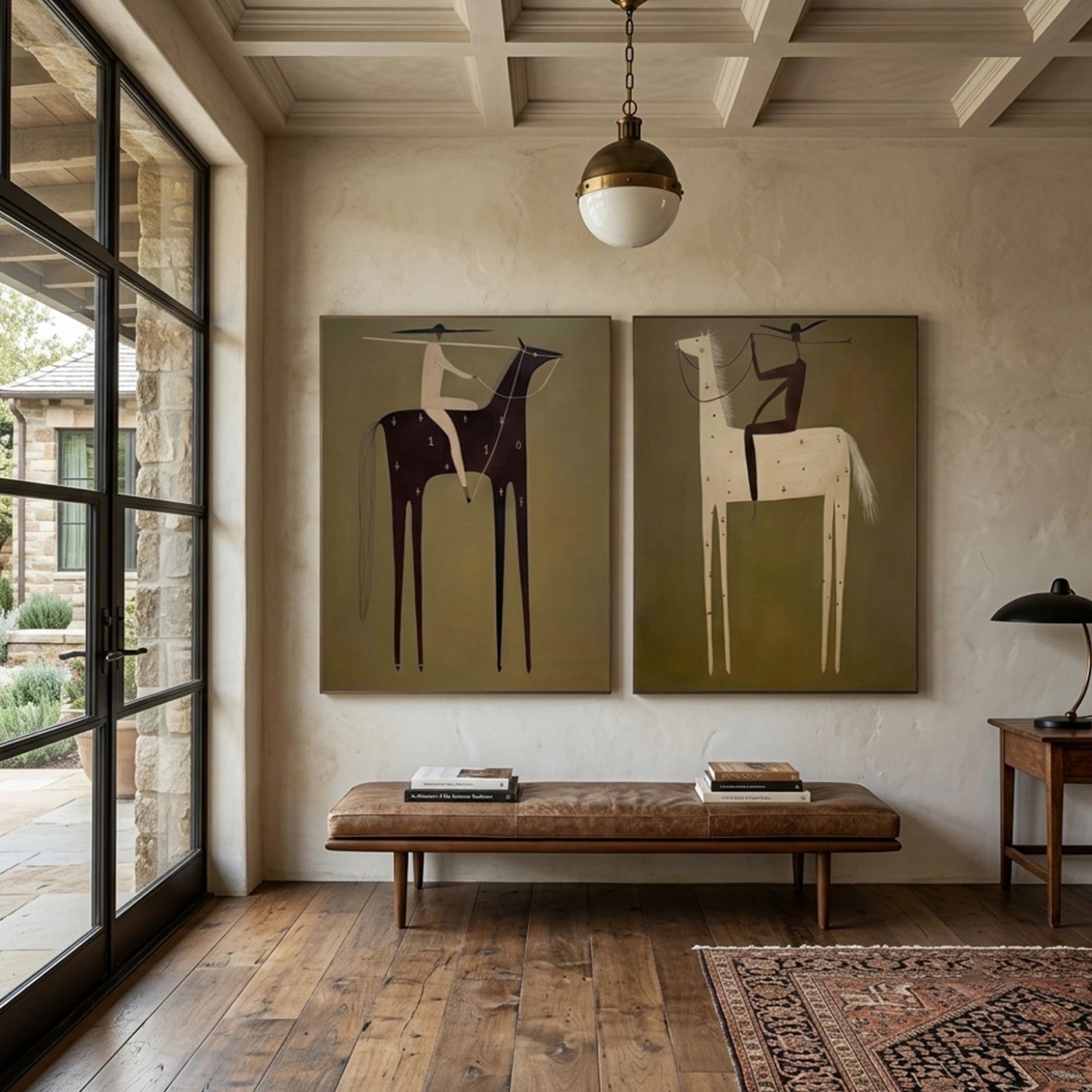 Western Cowboy Wall Art Set of 2 #AC099
