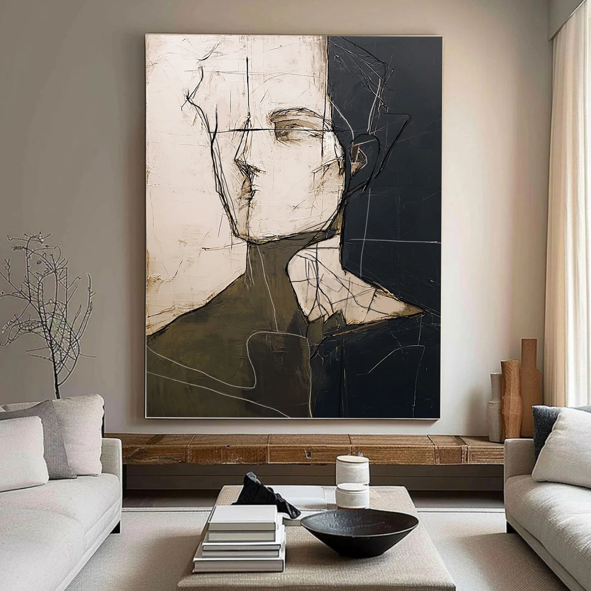 Abstract Portrait Wall Art #LA011