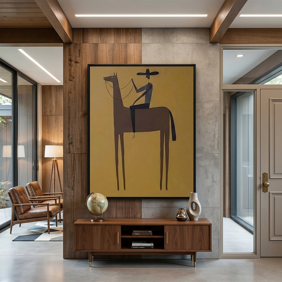 Western Cowboy Wall Art #AC097