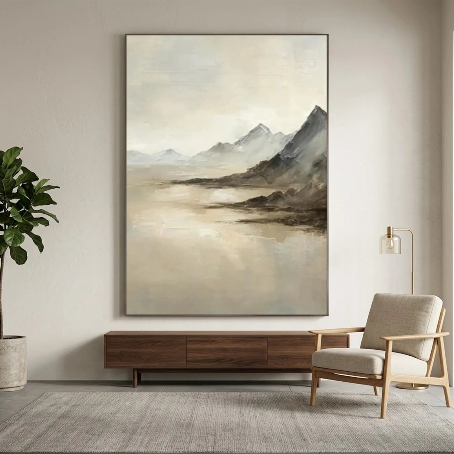 Abstract Mountain Wall Art #MM010