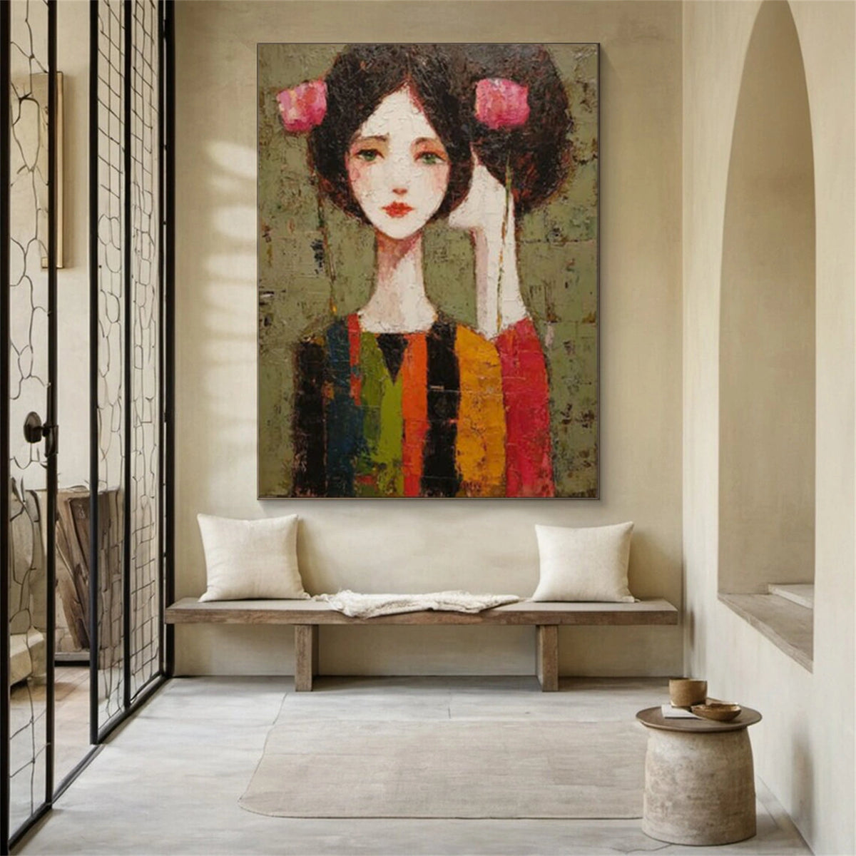 Abstract Portrait Wall Art #LA005